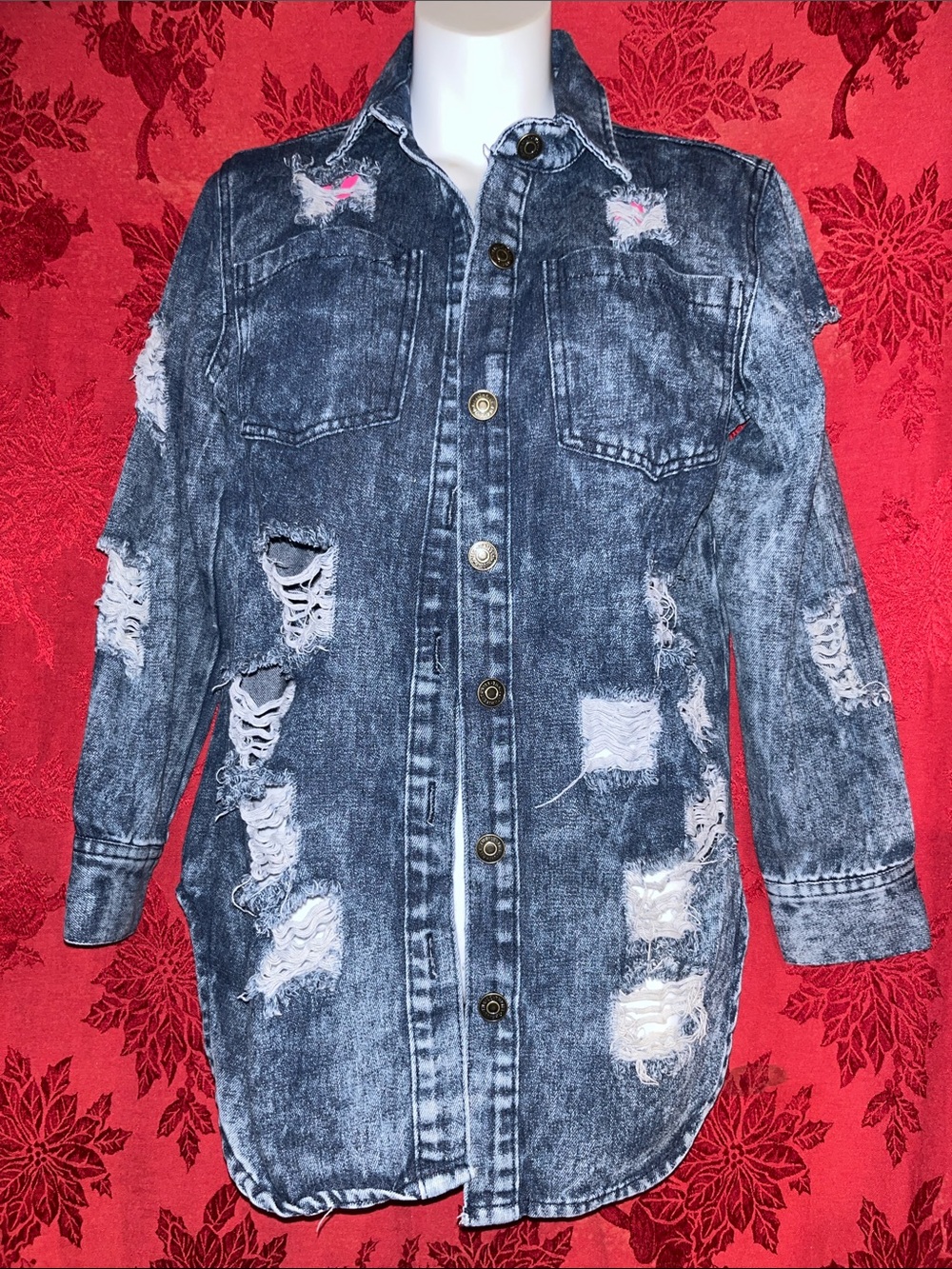Thrill Light Blue Denim Shirt with Black Label